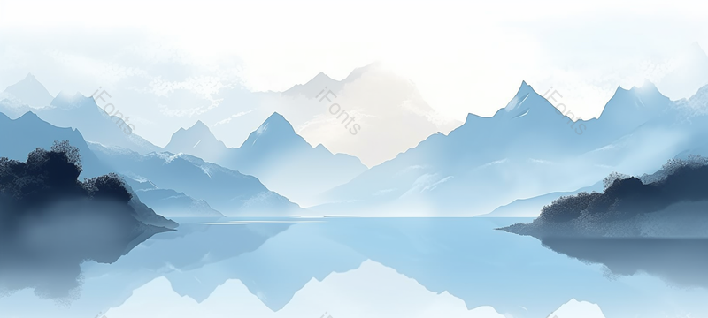 山水水墨风意境手绘背景图,插画/手绘图,插画/手绘图库,插画/手绘图下载,插画/手绘